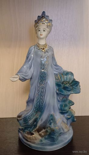 Хозяйка медной горы, фарфор,Гжель