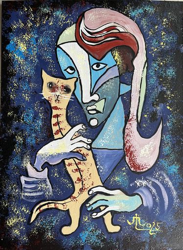 Панно на картоне акрил