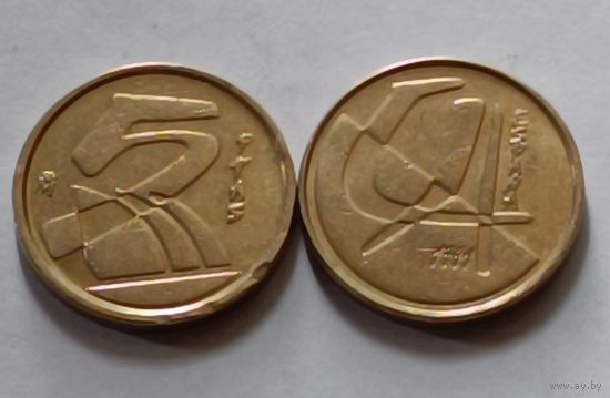 Испания. 5 птас 1991 года.