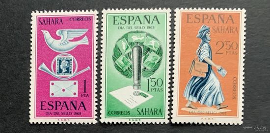 Испанские колонии. Сахара 1968. Почта 3 марки 299-301