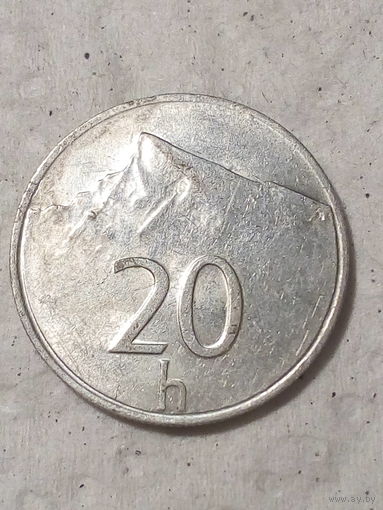 20 геллеров Словакия 1994 год