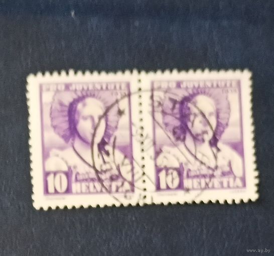 Швейцария 1935 Pro Juventute пара
