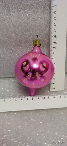 Ёлочная игрушка. Подвеска с бабочкой. 24-14