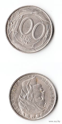 100 лир Италия 1994 года