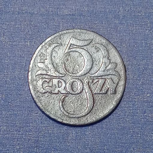 Польша 5 грошей 1923 #1