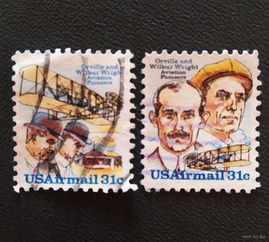 Марки США 1978 гол Пионеры аиации