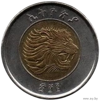 ФЕДЕРАТИВНАЯ ДЕМОКРАТИЧЕСКАЯ РЕСПУБЛИКА  ЭФИОПИЯ. 1 БЫРР 2010. ЛЕВ