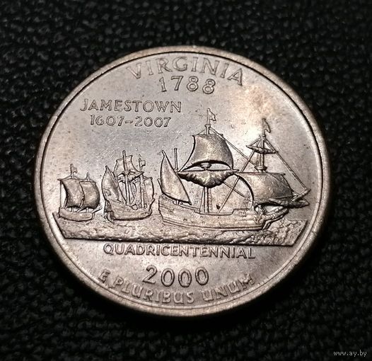 Квотер 2000 Вирджиния "D" - Денвер
