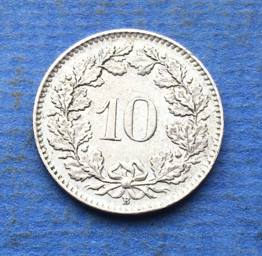 Швейцария 10 раппенов 1959