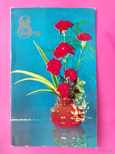 8 марта! Чистая. Двойная. 1974 года. Фото Шамшина. 2367.