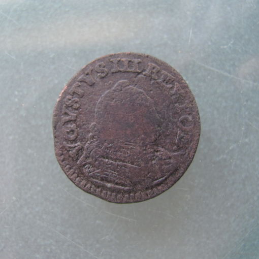 Грош 1755 Август 3.С 1р без МЦ.