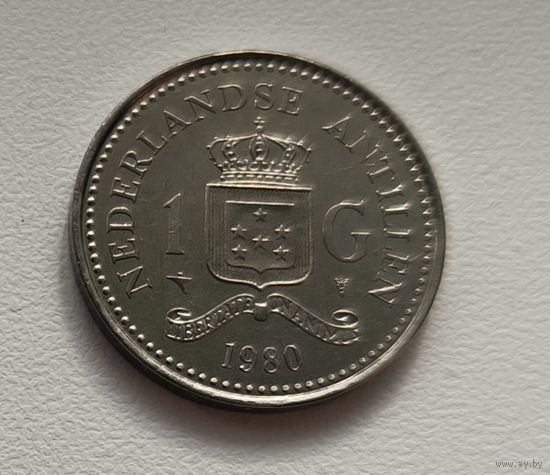 Нидерландские Антильские острова 1 гульден, 1980 Нов. 4-6-22