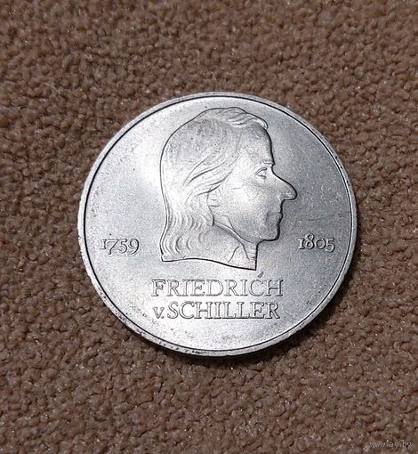ГДР 20 марок 1972 Шиллер