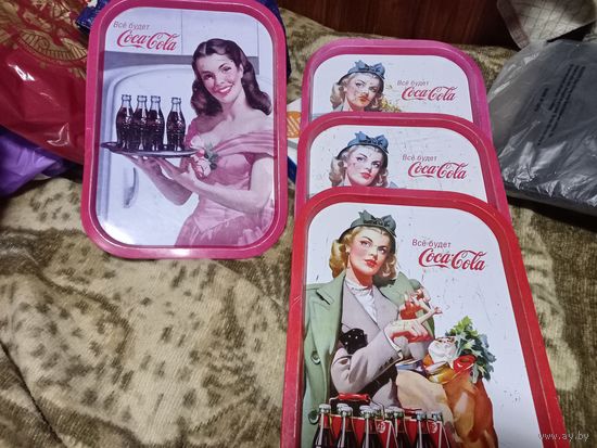 Поднос коллекционный Coca-Cola. Всё будет Coca-Cola