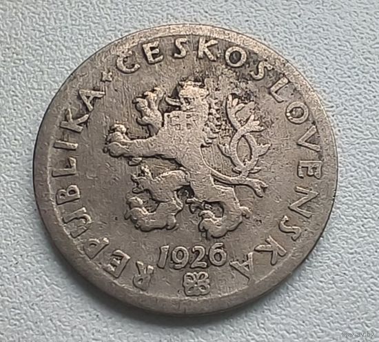 Чехословакия 20 геллеров, 1926   7-6-45