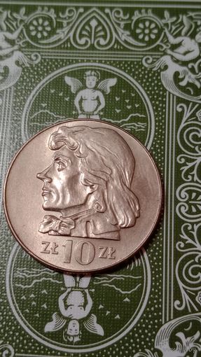 Польша 10 злотых 1970 Костюшко unc
