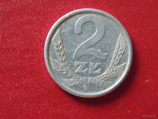 Польша 2 злотых 1989 г.