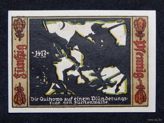 Германия Нотгельд 50 пфеннигов 1921г.UNC