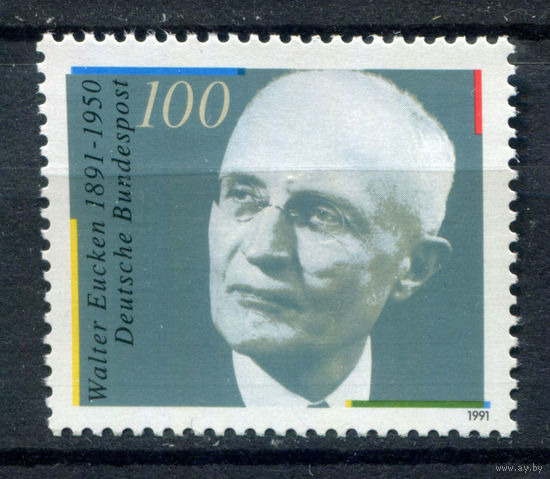 Германия - 1991г. - 100 лет с Дня Рождения немецкого экономиста Вальтера Ойкена - полная серия, MNH [Mi 1494] - 1 марка