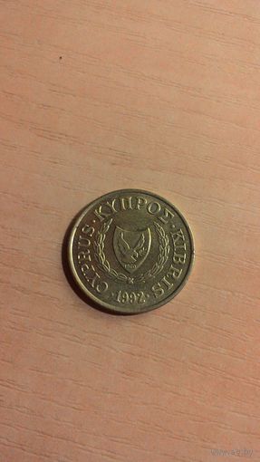 Кипр, 10 центов 1992.