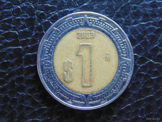 1 песо Мексика 2003 года.