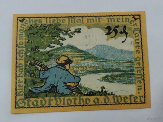 25 пфеннигов 1921 г. (нотгельды) Германия.