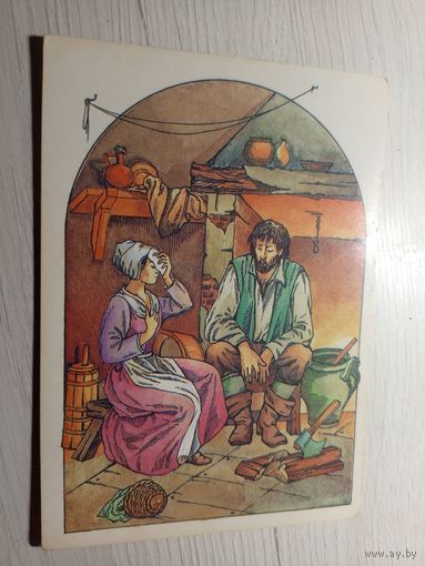 Открытка"Мальчик-с-пальчик"