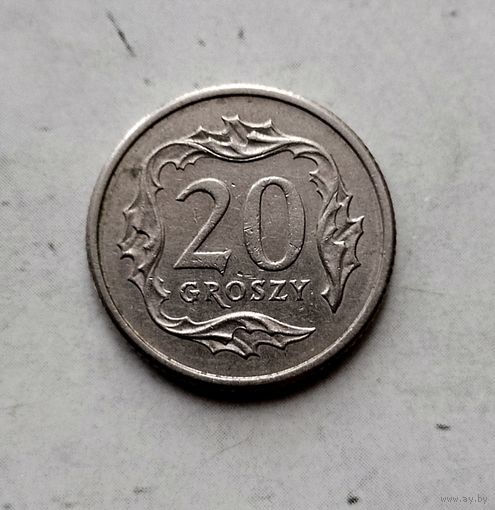 20 грошей 1991 года Польша. Третья Республика.