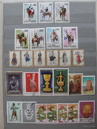 Продажа коллекции с 1 рубля! Культура и искусство на почтовых марках мира.