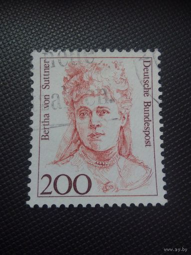 Германия. Стандарт. 1991г. гашеная