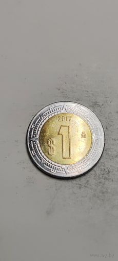 Мексика 1 цент 2017
