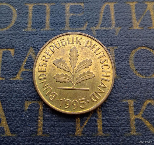 5 пфеннигов 1995 (F) Германия ФРГ #01