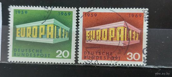 РАСПРОДАЖА ГЕРМАНИЯ 1969г. Полная серия. Гаш.