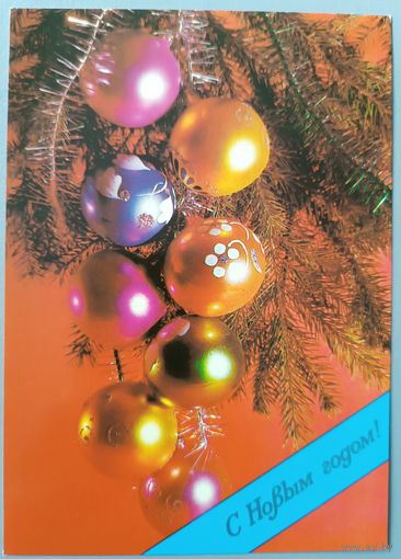 С Новым годом! Фото В.Зеленовой. Открытка, чистая, 1984г.