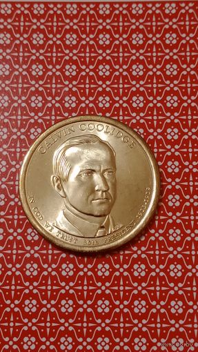 США 1 доллар 2014 D.    30 президент