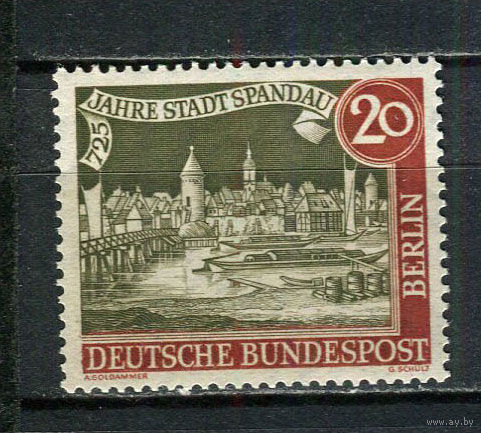 Западный Берлин - 1957 - 750 лет Шпандау - [Mi. 159] - полная серия - 1 марка. MNH.  (LOT Gy21)-T3P29