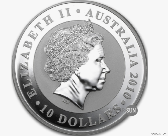 Памятная монета, Елизавета 2, Коала, серебро, 10 долларов