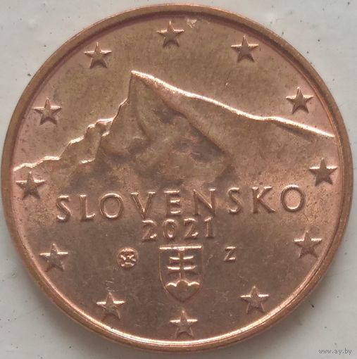 1 евроцент 2021 Словакия. Возможен рбмен