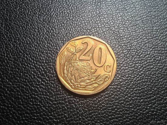ЮАР 20 центов 2007