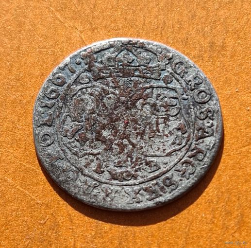 6 грош 1667 год