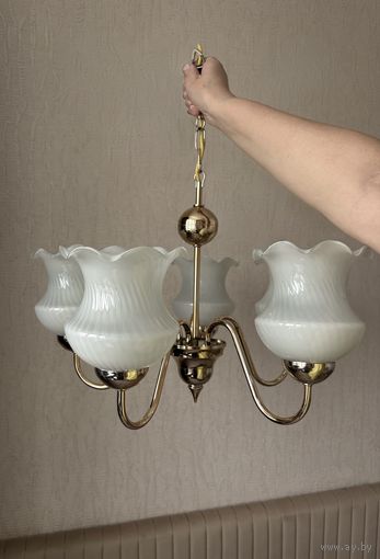 Люстра пятирожковая СССР рабочая