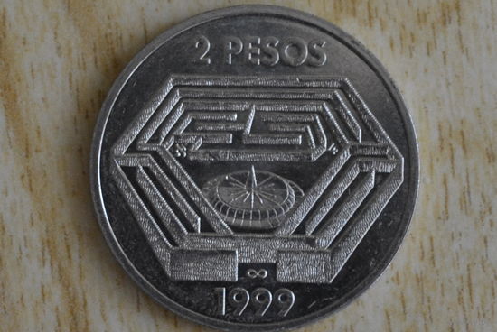 Аргентина 2 песо 1999 с 1 руб