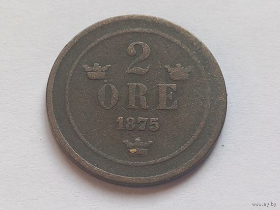 Швеция 5 эре 1875 г.