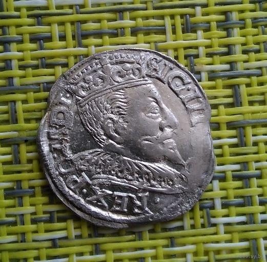 3 ГРОША SIGIS III 1590-Е  ВИЛЬНО AG