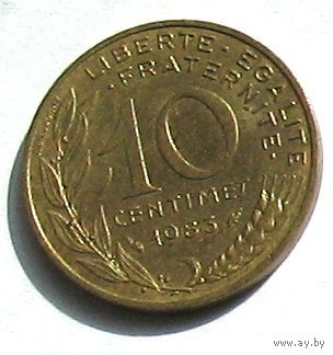 Франция, 10 сантимов 1983