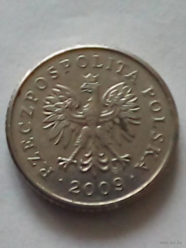 Польша 10 грошей 2009 г.
