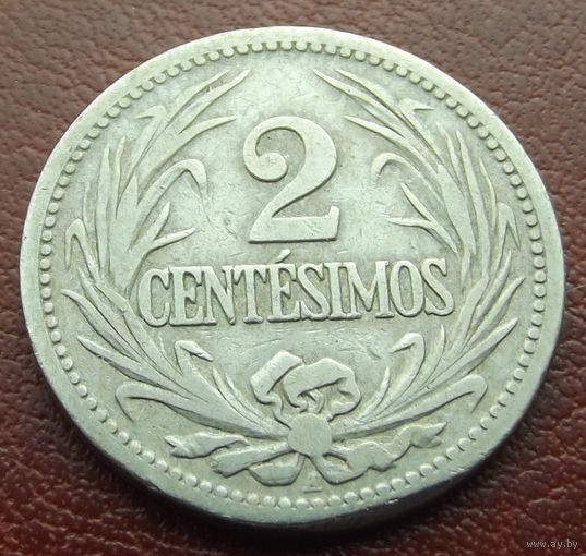 Уругвай. 2 сентесимо 1901
