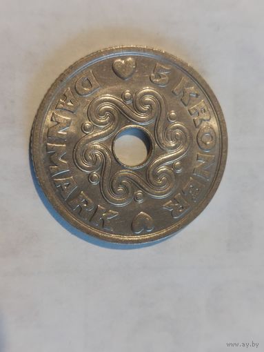 5 крон дания 1990