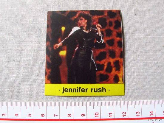 Наклейка Стикер Jennifer Rush Новая Польша 1980-е