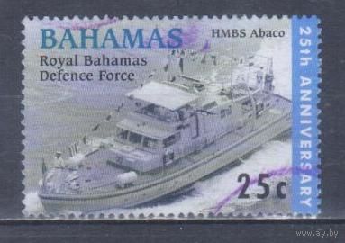 [303] Багамы 2005. Военно-морской флот.Корабли.Пограничное судно. Гашеная марка.